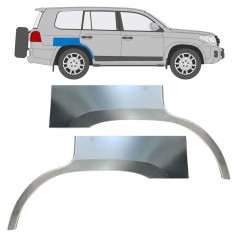 Painel de reparação do guarda-lamas traseiro para Toyota Land Cruiser V8 FJ200 2007- / Esquerda+Direita / Conjunto 16342