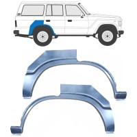 Painel de reparação do guarda-lamas traseiro para Toyota Land Cruiser J60 1980-1990 / Esquerda+Direita / Conjunto 16147