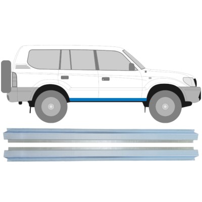 Painel de reparação interna da soleira para Toyota Land Cruiser J90 1996-2002 / Esquerda+Direita / Conjunto 14851