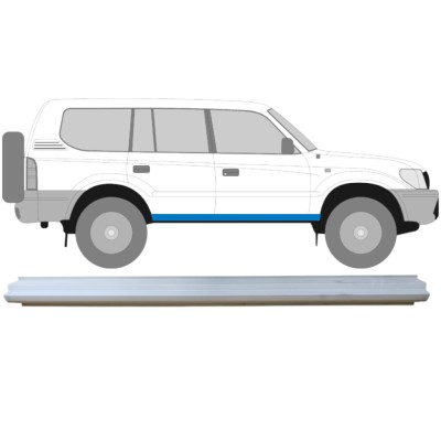 Painel de reparação da soleira para Toyota Land Cruiser J90 1996-2002 / Esquerda = Direita (simétrico) 14846