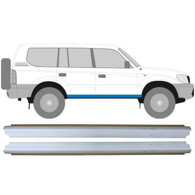 Painel de reparação da soleira para Toyota Land Cruiser J90 1996-2002 / Esquerda+Direita / Conjunto 14849