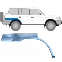 Painel de reparação do guarda-lamas traseiro para Toyota Land Cruiser 1996-2002 / Direito 5872