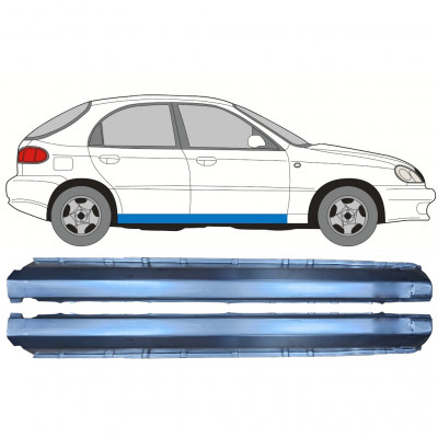 Painel de reparação da soleira para Daewoo Lanos 1997-2008 / Esquerda+Direita / Conjunto 9765