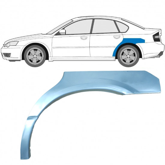 Painel de reparação do guarda-lamas traseiro para Subaru Legacy 1998-2004 / Esquerdo 5603