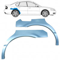 Painel de reparação do guarda-lamas traseiro para Subaru Legacy 1998-2004 / Esquerda+Direita / Conjunto 9189