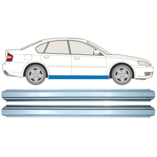 Painel de reparação da soleira para Subaru Legacy 2003-2009 / Esquerda+Direita / COMBI / SEDAN 16998