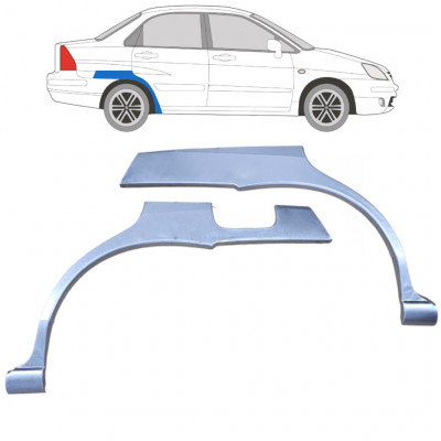 Painel de reparação do guarda-lamas traseiro para Suzuki Liana 2001-2007 / Esquerda+Direita / Conjunto 9223