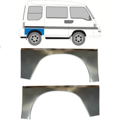 Painel de reparação do guarda-lamas traseiro para Subaru Libero 1983-1998 / Esquerda+Direita / Conjunto 15051