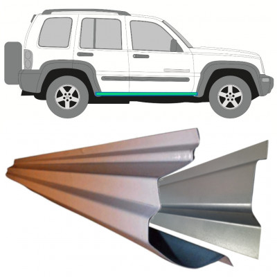 Painel de reparação interna e externa da soleira para Jeep Liberty 2001-2008 / Esquerda = Direita (simétrico) 11494