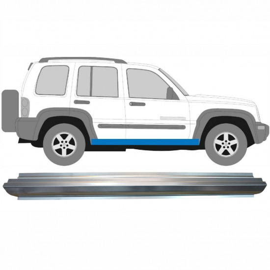 Painel de reparação da soleira para Jeep Liberty 2001-2008 / Esquerda = Direita (simétrico) 8530