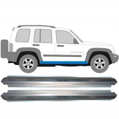 Painel de reparação da soleira para Jeep Liberty 2001-2008 / Esquerda+Direita / Conjunto 11328