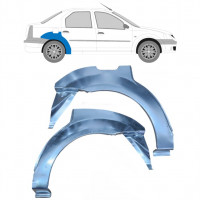 Painel de reparação do guarda-lamas traseiro para Dacia Logan 2004-2009 / Esquerda+Direita / Conjunto 9632