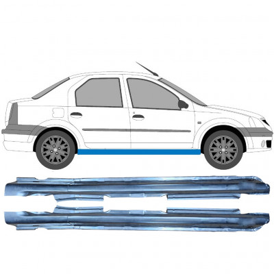 Soleira completa para Dacia Logan 2004-2009 / Esquerda+Direita / Conjunto 6466