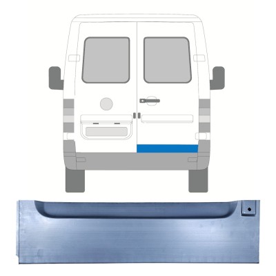 Painel de reparação das portas traseiras para Volkswagen LT 1996-2005 / Direito 16593