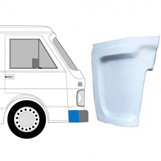 Painel de reparação do guarda-lamas dianteiro para Volkswagen LT 1975-1996 / Direito 11649