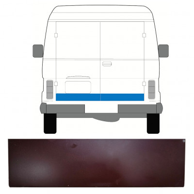 Painel de reparação das portas traseiras para Volkswagen LT 1975-1996 / Esquerda = Direita (simétrico) 7957