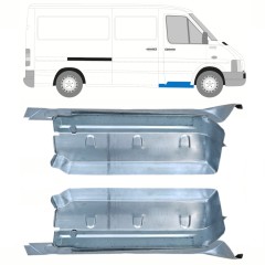 Painel de reparação do degrau dianteiro com parte da soleira para Volkswagen LT 1996-2005 / Esquerda+Direita 16567
