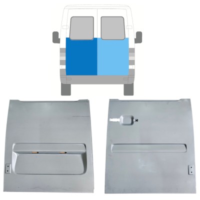Painel de reparação das portas traseiras para Volkswagen LT 1996-2005 / Esquerda+Direita 16562