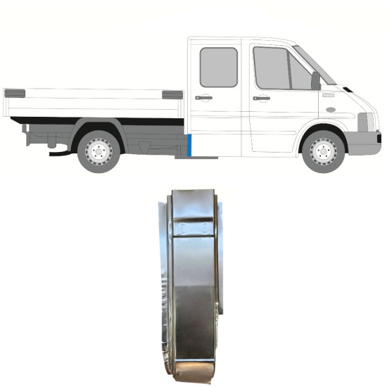 Painel de reparação do canto traseiro para Volkswagen LT 1996-2005 / Direito 16594