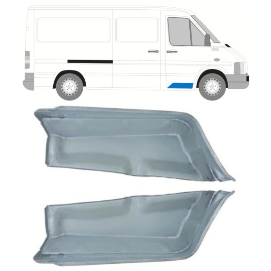 Painel de reparação do degrau dianteiro para Volkswagen LT 1996-2005 / Esquerda+Direita 16578