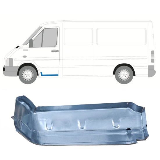 Painel de reparação do degrau dianteiro para Volkswagen LT 1996-2005 / Esquerdo 16605