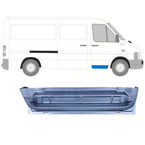Painel de reparação das portas dianteiras para Volkswagen LT 1996-2005 / Direito 16555