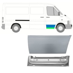 Painel de reparação das portas dianteiras para Volkswagen LT 1996-2005 / Direito / Conjunto 16557