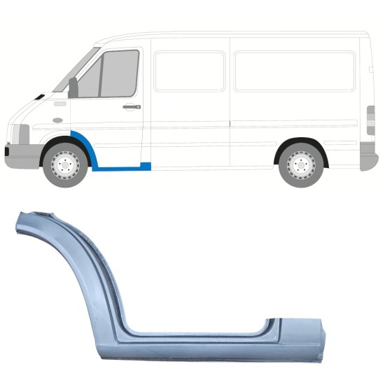 Painel de reparação do degrau dianteiro para Volkswagen LT 1996-2005 / Esquerdo 16546