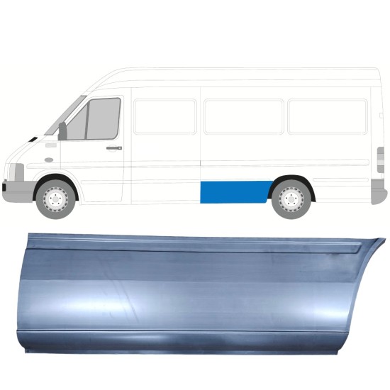 Painel de reparação do guarda-lamas traseiro para Volkswagen LT 1996-2005 / Esquerdo 13472