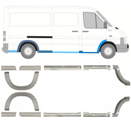 Kit de reparos para Volkswagen LT 1996-2005 / Esquerda+Direita / 14388