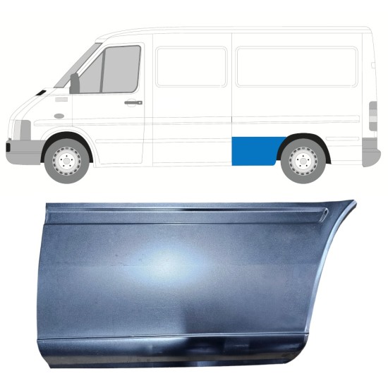 Painel de reparação do guarda-lamas traseiro para Volkswagen LT 1996-2005 / Esquerdo 13413