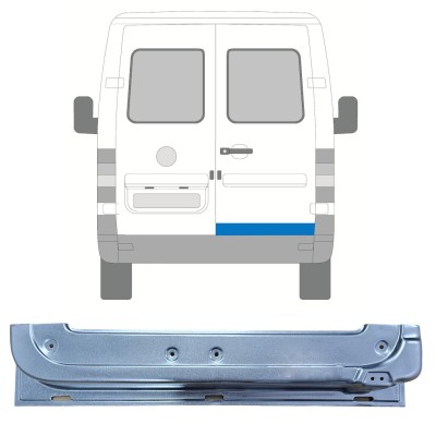 Painel de reparação das portas traseiras para Volkswagen LT 1996-2005 / Direito 16591