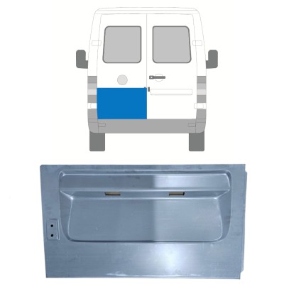 Painel de reparação das portas traseiras para Volkswagen LT 1996-2005 / Esquerdo 16588