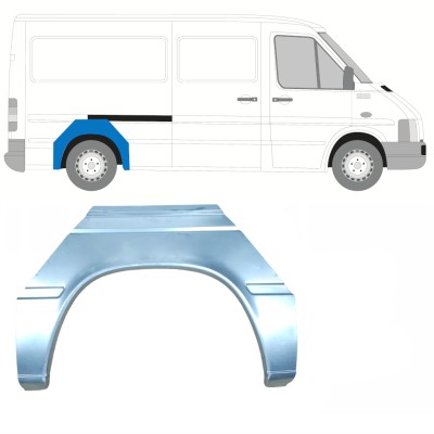 Painel de reparação do guarda-lamas traseiro para Volkswagen LT 1996-2005 / Esquerda = Direita (simétrico) 16598