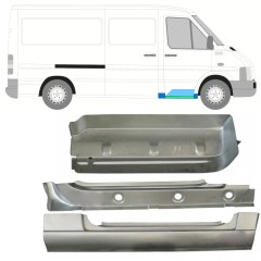 Painel de reparação interna da soleira com guarda-lamas e degrau dianteiro para Volkswagen LT 1996-2005 / Direito 16571