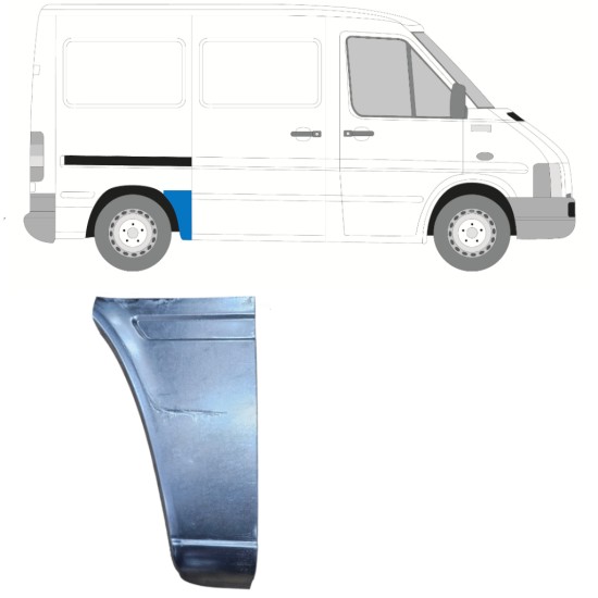 Painel de reparação da parte frontal do guarda-lamas traseiro para Volkswagen LT 1996-2005 / Direito 13436