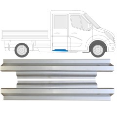 Painel de reparação traseira da soleira para Renault Master 2010- / Esquerda+Direita / Conjunto 14571