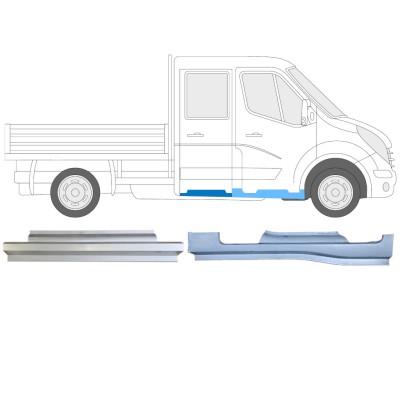 Kit de reparos para Renault Master 2010- / Direito / Cabine dupla / 14911