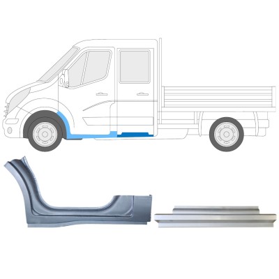 Kit de reparos para Renault Master 2010- / Esquerdo / Cabine dupla / 14914