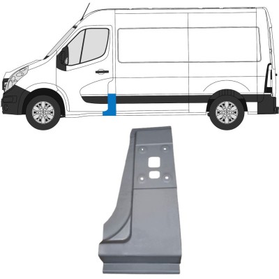 Painel de reparação do pilar para Nissan NV400 2010- / Esquerdo 16921