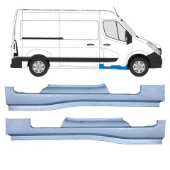 Painel de reparação da soleira da porta dianteira para Nissan NV400 2010- / Esquerda+Direita 15699