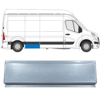 Painel de reparação da parte frontal do guarda-lamas traseiro para Renault Master 2010-2024 / Esquerda = Direita (simétrico) 17293