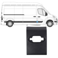 Moldura lateral dianteira com abertura para Opel Movano 2010-2021 / Direito 15298