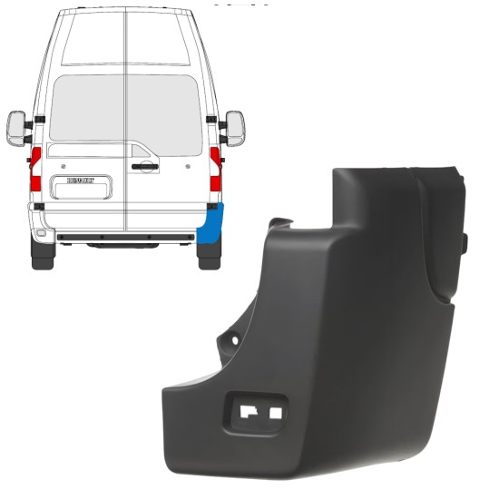 Canto do para-choque traseiro para Renault Master 2010-2024 / Direito 17237