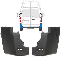 Canto do para-choque traseiro para Renault Master 2010-2024 / Esquerda+Direita / Conjunto 17238