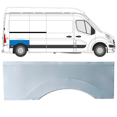 Painel de reparação do guarda-lamas traseiro para Renault Master 2010- / Direito 16818