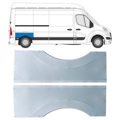 Painel de reparação do guarda-lamas traseiro para Opel Movano 2010-2021 / Esquerda+Direita 16823
