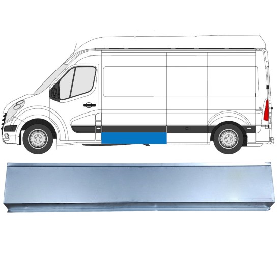 Painel de reparação lateral para Renault Master 2010- / Esquerdo 16791