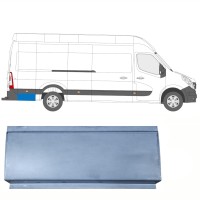 Painel de reparação da parte traseira do guarda-lamas traseiro para Renault Master 2010-2024 / Esquerda = Direita (simétrico) 17292