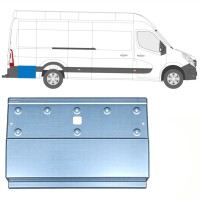 Painel de reparação da parte traseira do guarda-lamas traseiro para Nissan NV400 2010- / Esquerda = Direita (simétrico) 17301